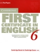 Cambridge First Certificate in English 6: Examination Papers from the University of Cambridge ESOL Examinations Издательство: Cambridge University Press, 2003 г Мягкая обложка, 136 инфо 6971p.