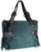 Замшевая сумка Eleganzza, цвет: морской волны ZG - 1567 2009 г инфо 7014r.