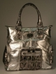 Кожаная летняя сумка Eleganzza, цвет: серебро ZO - 6623 2008 г инфо 7135r.